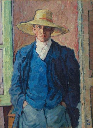 Self-Portrait, 1906 (Rudolf Tewes) (1879-1965) Kunsthalle Bremen, 349-1913/5